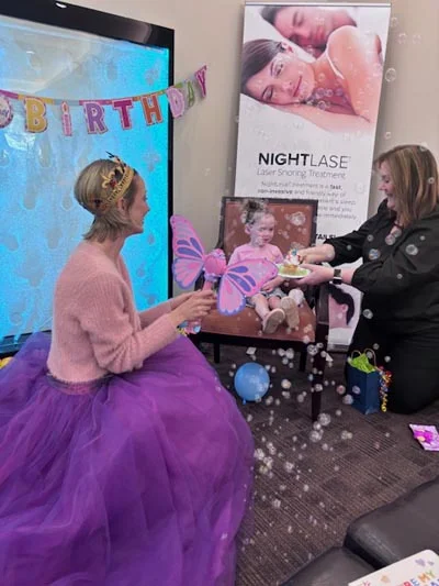 Tooth Fairy birthday party at Pier 210 Dental Group